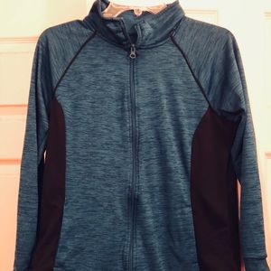 Blue activewear jacket